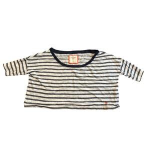 Abercrombie & Fitch Vintage Y2K Wide Neck Off Shoulder Cropped Oversized Tee M